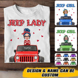 Personalized Jeep Girl Or Jeep Lady Tshirt 3D Printed 22OCT-HQ25