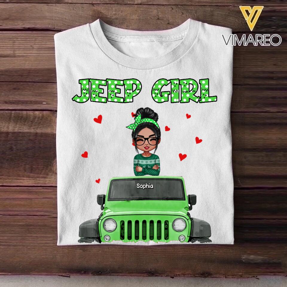 Personalized Jeep Girl Or Jeep Lady Tshirt 3D Printed 22OCT-HQ25