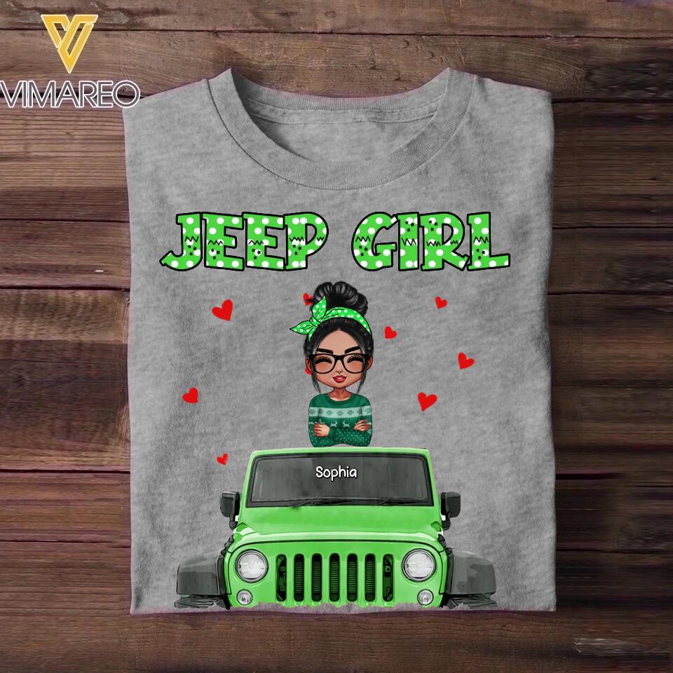 Personalized Jeep Girl Or Jeep Lady Tshirt 3D Printed 22OCT-HQ25