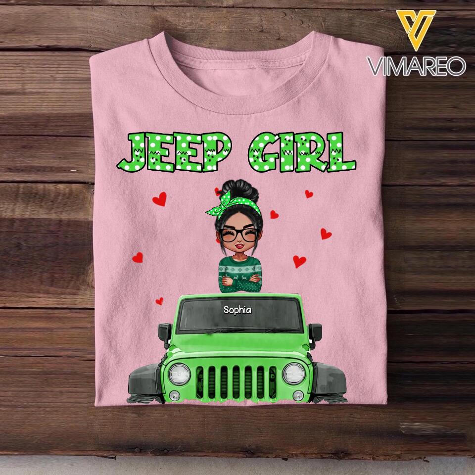 Personalized Jeep Girl Or Jeep Lady Tshirt 3D Printed 22OCT-HQ25