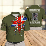 Personalized British Veteran/ Solider Rank Polo Shirts 3D Printed QTHQ2710