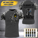 Personalized Australian Soldier/Veteran Tshirt 3D Printed QTHY2710