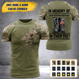 Personalized British Soldier/Veteran Tshirt 3D Printed QTHY2710