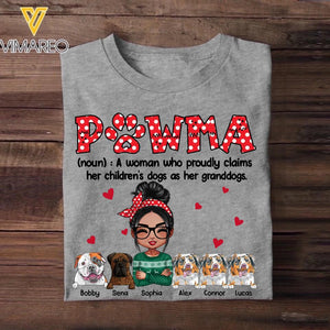 Personalized Pawma Her Children's Dogs As Her Granddogs Tshirt Printed 22OCT-HQ27