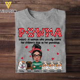 Personalized Pawma Her Children's Dogs As Her Granddogs Tshirt Printed 22OCT-HQ27