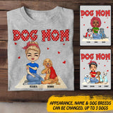 Personalized Dog Mom Tshirt Printed 22OCT-DT31