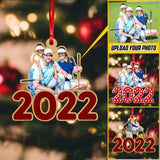 Personalized Your Golf Family Christmas 2022 Wood Ornament Printed  22NOV-HQ01