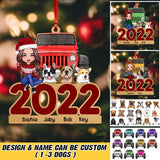 Personalized Dog Lover Christmas Wood Ornament Printed 22NOV-HQ01