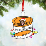 Personalized Dog Lovers Antidepressant Acrylic/Plastic Ornament Printed QTDT0311