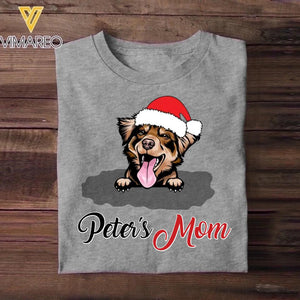 Personalized Dog Mom 3D Printed Tshirt QTHY0311