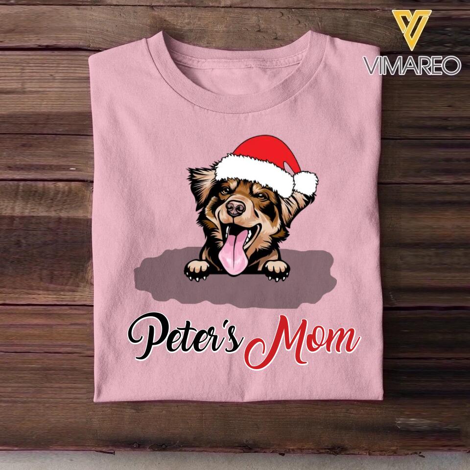 Personalized Dog Mom 3D Printed Tshirt QTHY0311