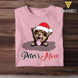 Personalized Dog Mom 3D Printed Tshirt QTHY0311