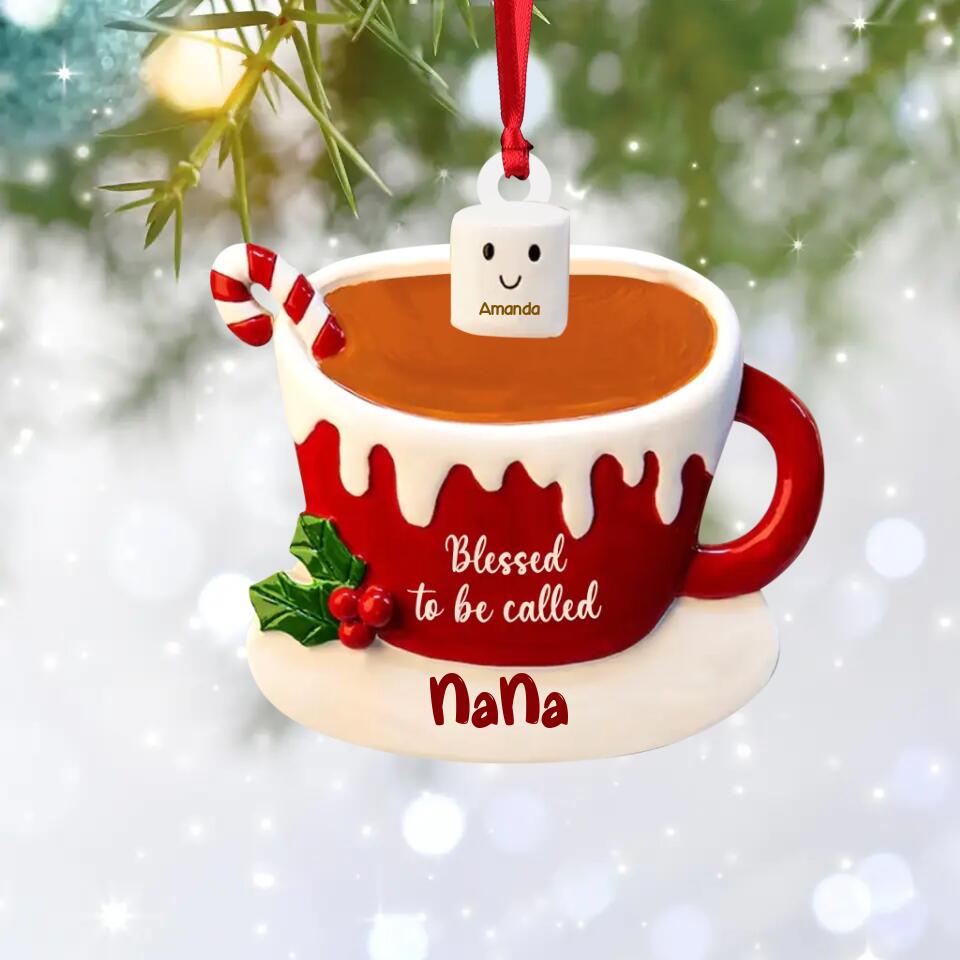 Personalized Christmas Family Wood Ornament Printed QTDT0411