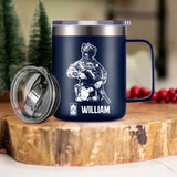 Personalized I Am A Danish Veteran I'm Proud To Be A Veteran Laser Handle Cup Printed 22NOV-HY08