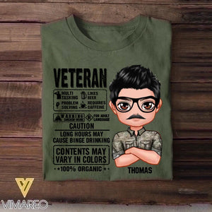 Personalized Us Veteran Contents May Vary In Colors Tshirt Printed NOV22-DT09
