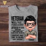 Personalized Us Veteran Contents May Vary In Colors Tshirt Printed NOV22-DT09