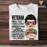 Personalized Australian Veteran Contents May Vary In Colors Tshirt Printed NOV22-DT09