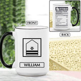Personalized Austrian Veteran Nutrition Facts Ceramics Mug 22NOV-HY11