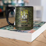 Personalized Canadian Solider/ Veteran Rank Camo Ceramics Mug 22NOV-HQ11