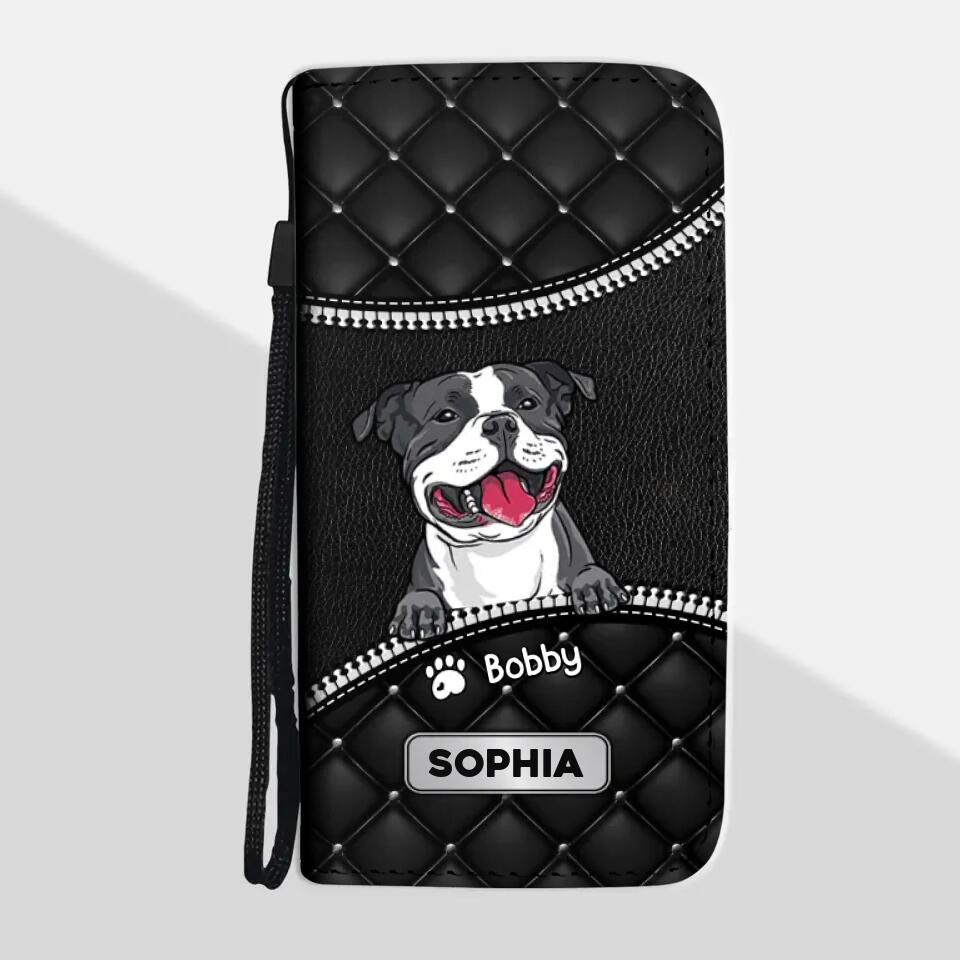 Personalized Dog Lovers Phone Leather Wallet 22NOV-HQ11