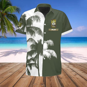 Personalized Canadian Solider/ Veteran Rank Hawaii Shirts QTHQ1211