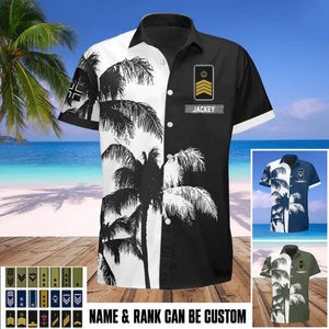 Personalized Norwegian Solider/ Veteran Rank Hawaii Shirts QTHQ1211