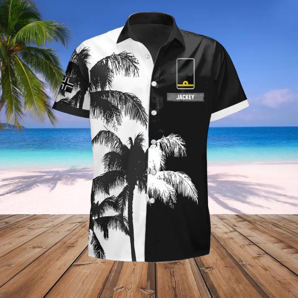 Personalized Norwegian Solider/ Veteran Rank Hawaii Shirts QTHQ1211