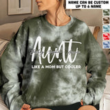Personalized Aunt Like A Mom But Cooler Sweatshirt Prined QTHQ1411