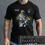 Personalized Sweden Solider/ Veteran Rank Flag Tshirt Printed 22NOV-DT14