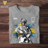 Personalized Sweden Solider/ Veteran Rank Flag Tshirt Printed 22NOV-DT14