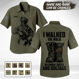 Personalized US Veteran/Soldier Hawaii Shirt Printed 22NOV-HY14