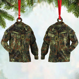 Personalized Germany Solider/ Veteran Uniform Camo Rank Ornament Printed 22NOV-DT15