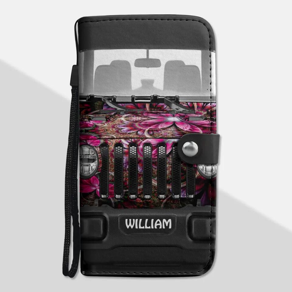 Personalized Jeep Lovers Phone Leather Wallet 22NOV-HY15