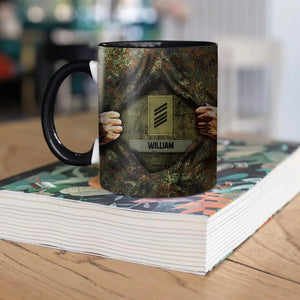 Personalized German Solider/ Veteran Rank Camo Ceramics Mug 22NOV-HY16