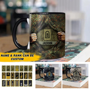 Personalized German Solider/ Veteran Rank Camo Ceramics Mug 22NOV-HY16