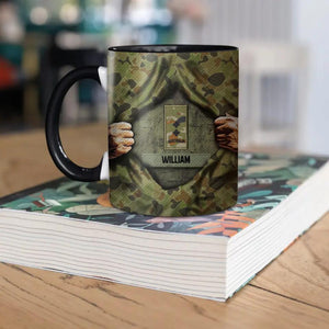 Personalized Australian Solider/ Veteran Rank Camo Ceramics Mug 22NOV-HY16