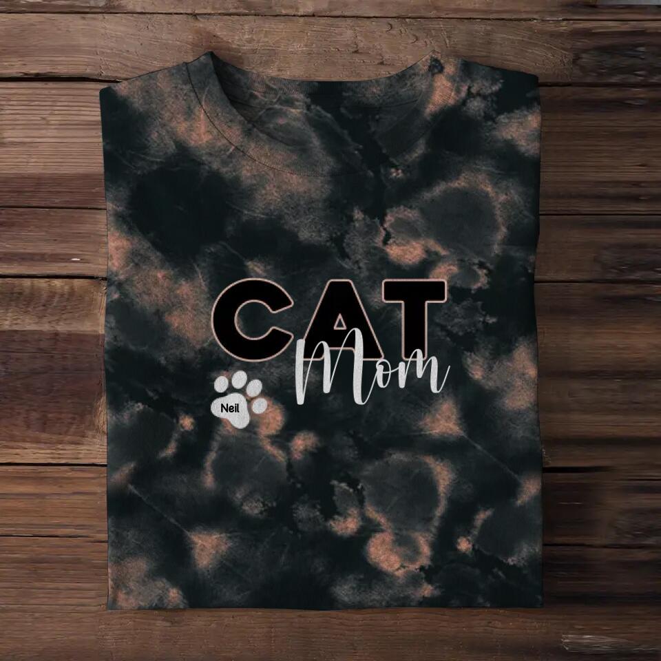 Personalized Cat Mom 3D Tshirt Printed QTDT1611