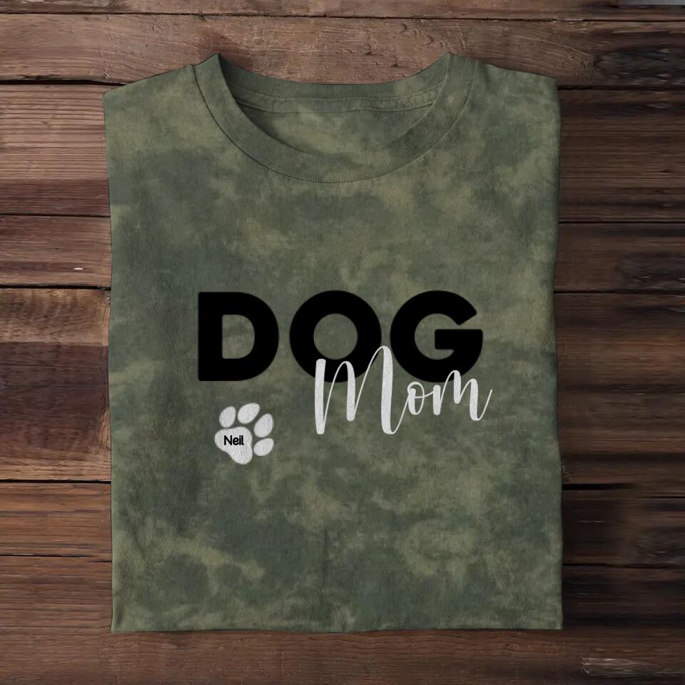 Personalized Dog Mom 3D Tshirt Printed QTDT1611