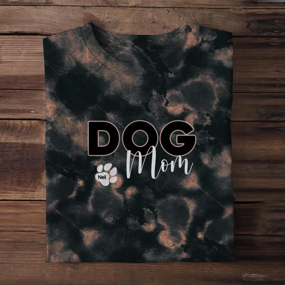 Personalized Dog Mom 3D Tshirt Printed QTDT1611