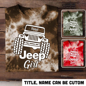 Personalized Jeep Girl Tshirt Printed QTHQ1611
