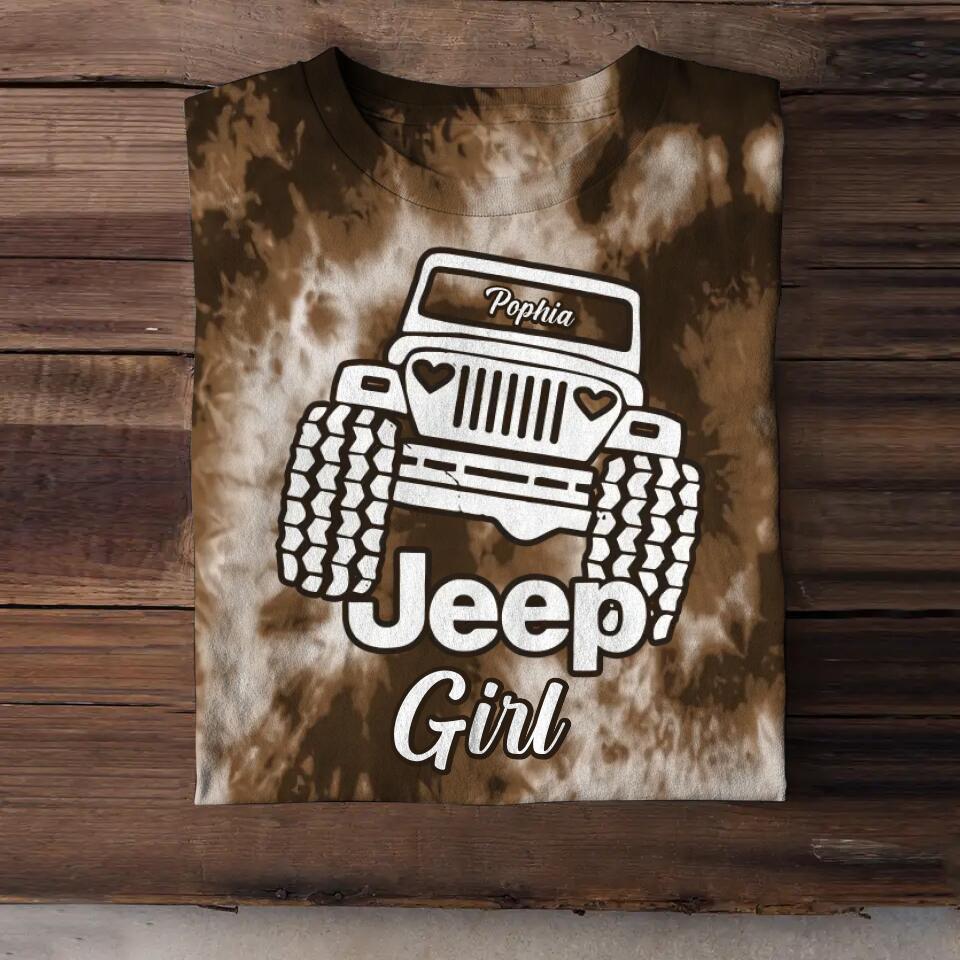 Personalized Jeep Girl Tshirt Printed QTHQ1611