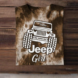Personalized Jeep Girl Tshirt Printed QTHQ1611