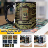 Personalized Australian Solider/ Veteran Rank Camo Ceramics Mug 22NOV-HQ17