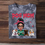 Personalized Dog Mom Printed Tie Dye Tshirts 22NOV-DT16