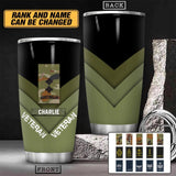 Personalized Australian Veteran/SoldierTumbler Printed QTHY1811