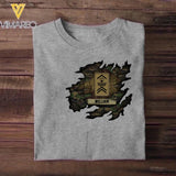 Personalized Swiss Solider/ Veteran Rank Camo Tshirt Printed 22NOV-HQ18