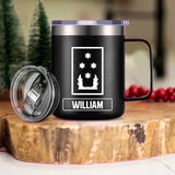 Personalized Netherland Veteran/Soldier Rank Laser Handle Cup Printed 22NOV-HY18