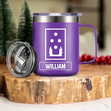 Personalized Netherland Veteran/Soldier Rank Laser Handle Cup Printed 22NOV-HY18