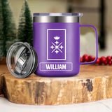 Personalized Spanish Veteran/Soldier Rank Laser Handle Cup Printed 22NOV-HY18