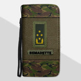 Personalized Netherlands Solider/ Veteran Rank Camo Phone Leather Wallet 22NOV-HQ18